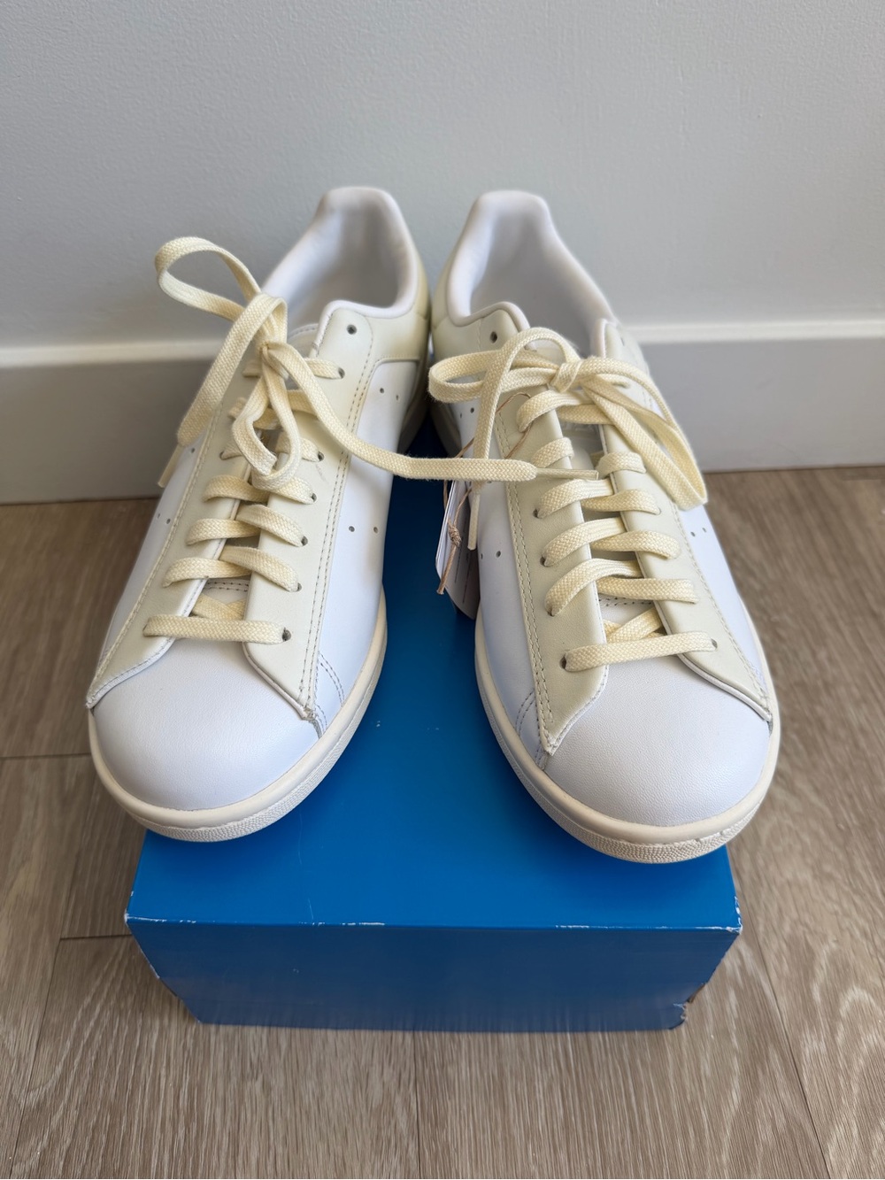 Adidas Stan Smith Cloud White Off White Cream Sneakers Women's Sz 10 New NWT